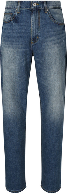 버커루 남성용 스트레이트 D / M톤 데님 팬츠