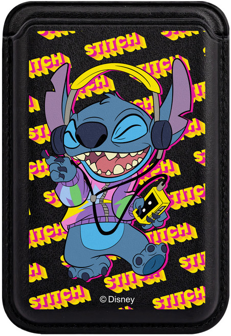 MOLAN CANO 迪士尼 星際寶貝 療癒 自然設計 MagSafe 卡套, Happy Beat, 1個
