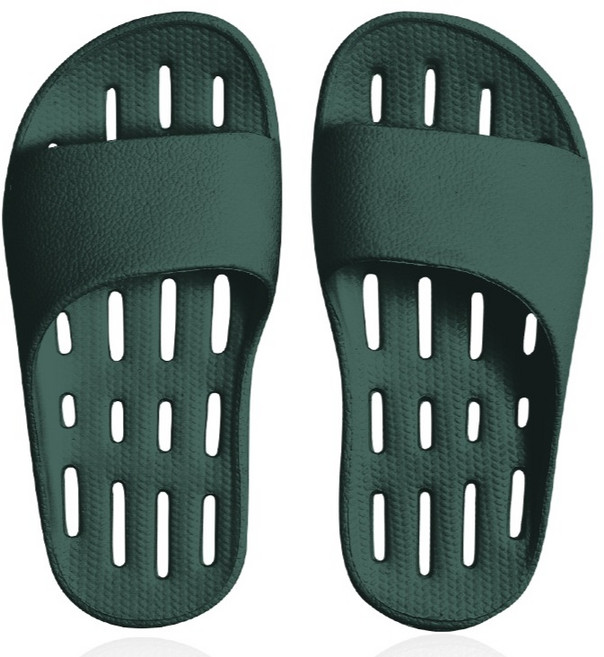 디어커스 아동용 누볼라 EVA 욕실화, 딥그린, 1개
