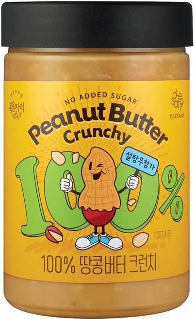 복음자리 100% 땅콩버터 크런치, 280g, 1개