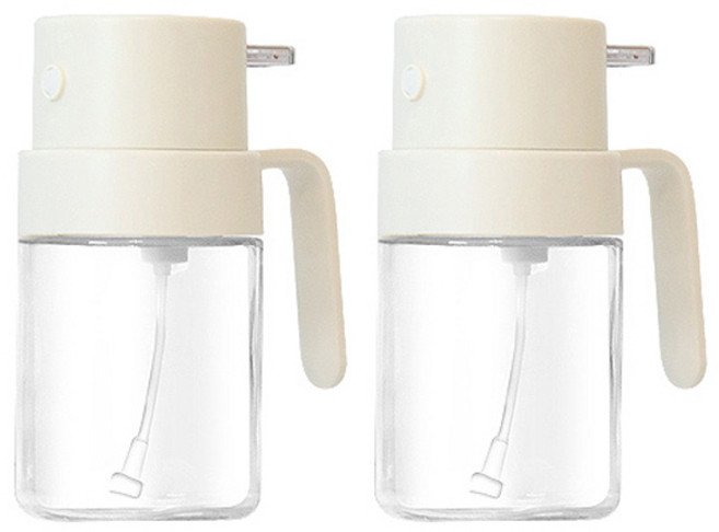 라임올리브 오일 디스펜서 화이트 A102, 2개, 200ml