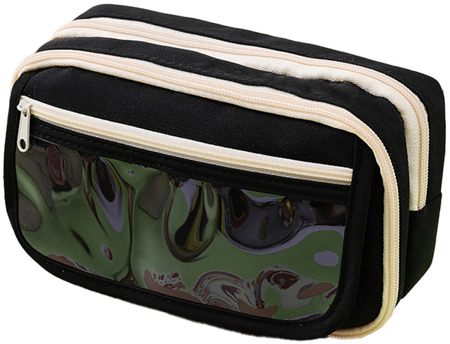 알로데 페이스트 대용량 신학기 필통, TYPE02 블랙, 1개