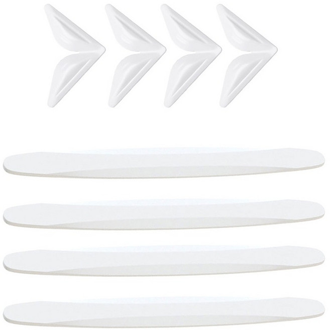 엠노블 차량용 모서리가드 4p + 범퍼가드 4p 세트, 흰색, 1세트