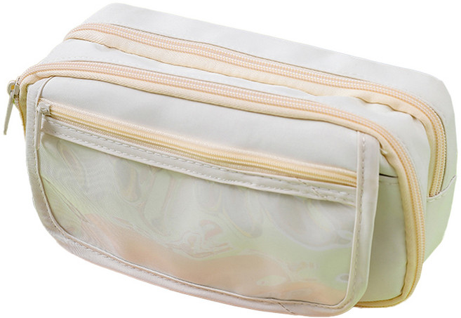 알로데 페이스트 대용량 신학기 필통, TYPE04 화이트, 1개