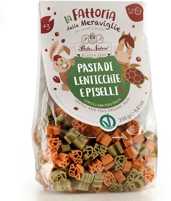 파스타내츄라 동물모양 유기농 파스타, 250g, 1개