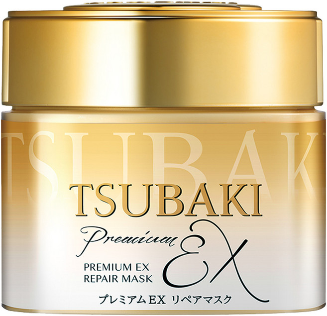 츠바키 프리미엄 EX 리페어 헤어 마스크, 180g, 1개