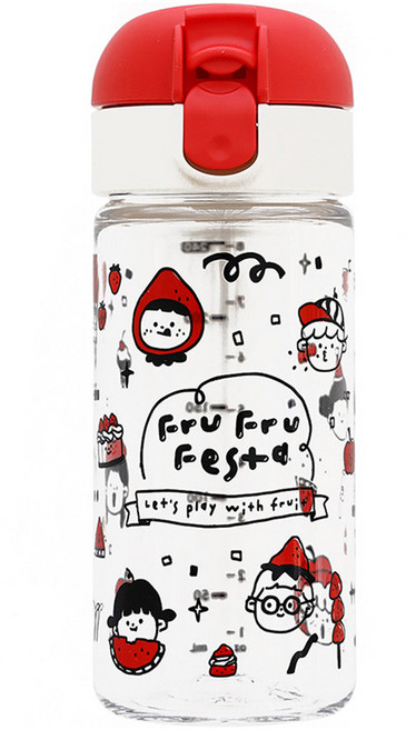 릿첼 AQ 슬림 드링킹컵, 240ml, 1개, 레드