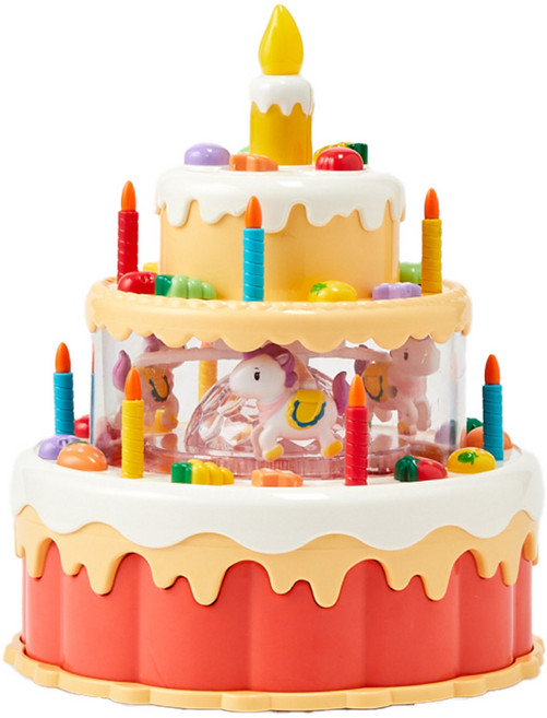 모던하우스 노래하며 움직이는 생일케이크, 혼합색상, 1개