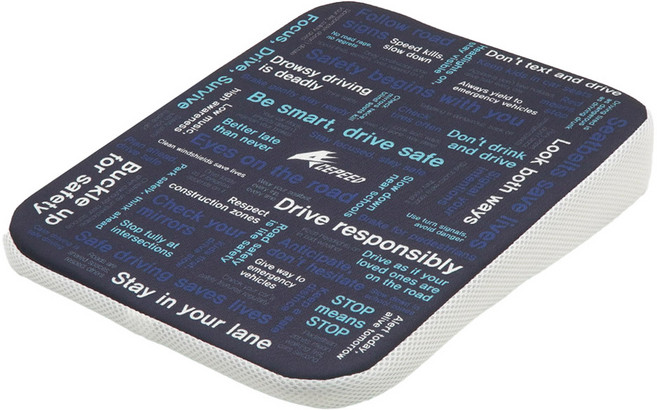 에이스피드 차량용 높이조절 방석 6cm, 섬유패턴, 1개