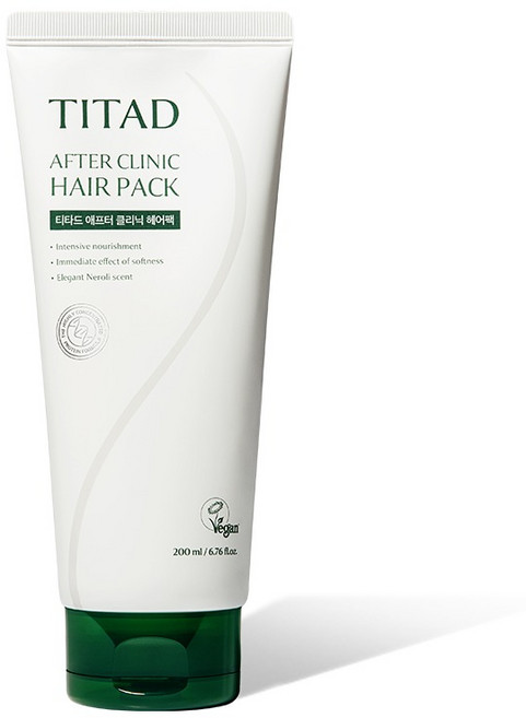티타드 애프터 클리닉 헤어팩, 1개, 200ml