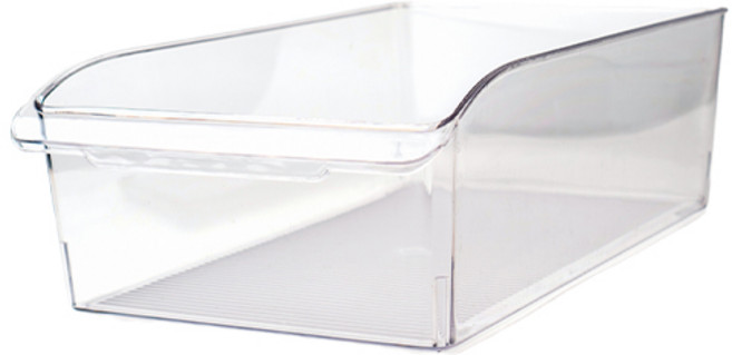 집사람 냉장고 정리 트레이 대, 투명, 1개