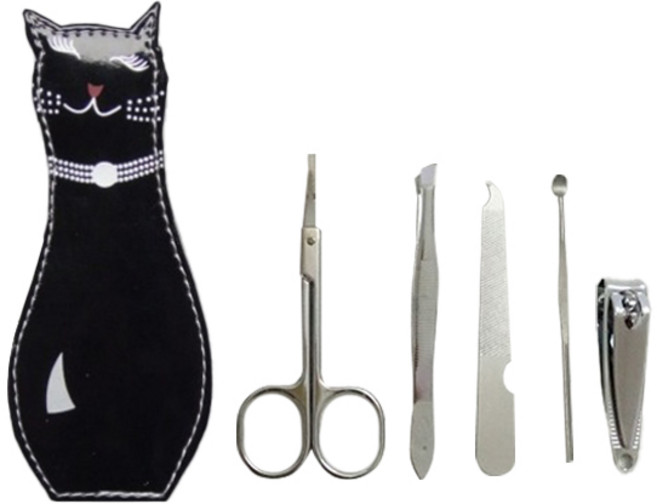 므뮤 고양이 손톱깎이 5종 세트, 1세트, 블랙