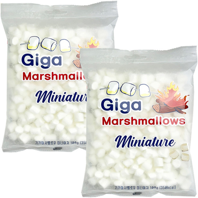 기가 마시멜로우 미니어쳐, 100g, 2개