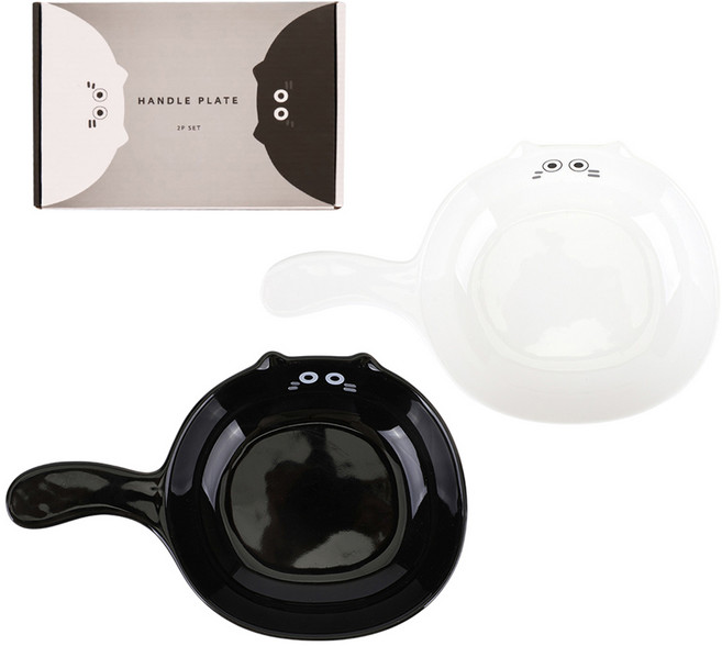 데일리라이크 핸들 플레이트 세트, 1세트, 플레이트 2종 + 패키지박스, 10바둑냥