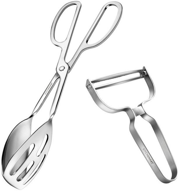 키친아트 스텐 샐러드 집게 + 양배추칼 세트, 1세트