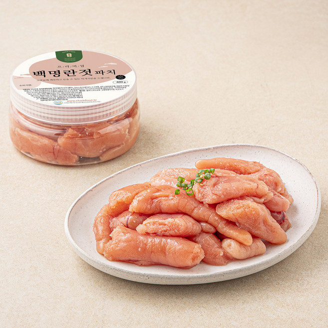 참푸드 프리미엄 백명란젓 파치, 400g, 1개
