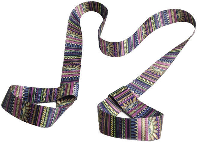 투그램플러스 요가 매트 스트랩, 컬러풀스타로즈, 1개