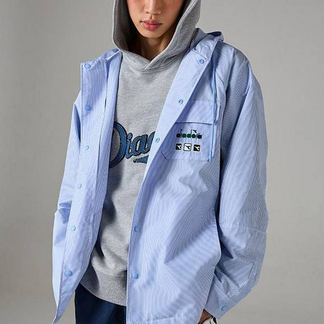 디아도라 남성용 크래프트 후드 셔츠 자켓