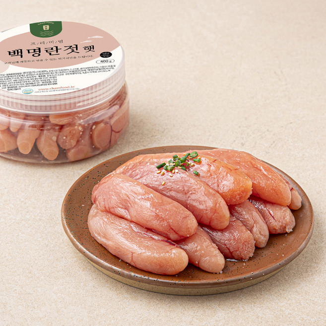 참푸드 프리미엄 백명란젓 햇, 400g, 1개