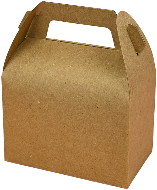 제이팩토리 조각케이크 박스 미니, 크라프트, 50개