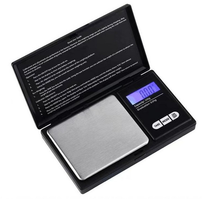 셀렉투유 휴대용 전자저울, 혼합색상, 0.2kg