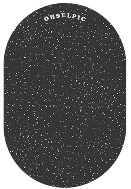오셀픽 오브제 빨아쓰는 규조토 발매트, 멜로우블랙