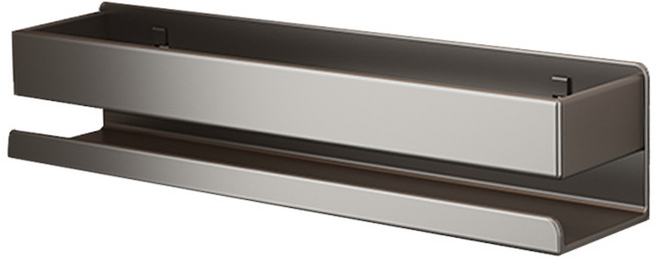 맥라이프 주방 양념통 정리대 소스 수납 선반, 그레이, 1개