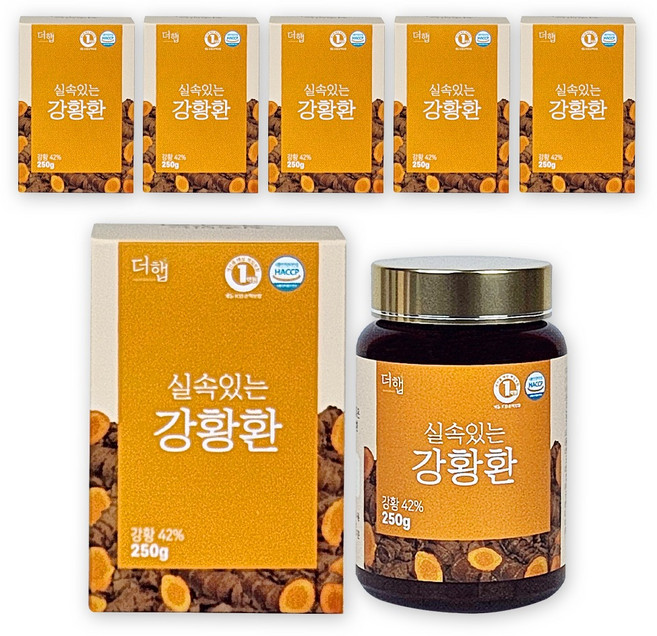 더햅 실속있는 강황환 건강환, 6개, 250g