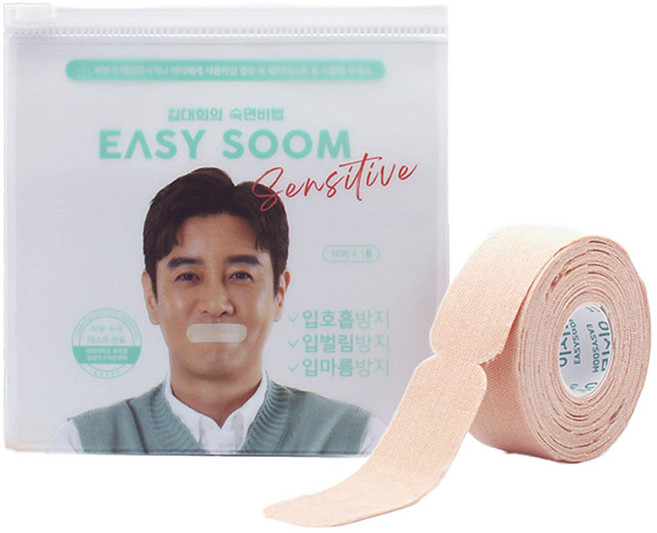 이지숨 센서티브 민감한 피부를위한 입막음 테이프 60p, 1개