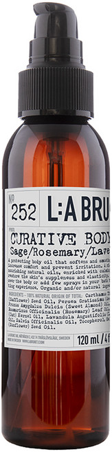 라부르켓 큐러티브 바디 오일 세이지 로즈마리 라벤더, 120ml, 1개