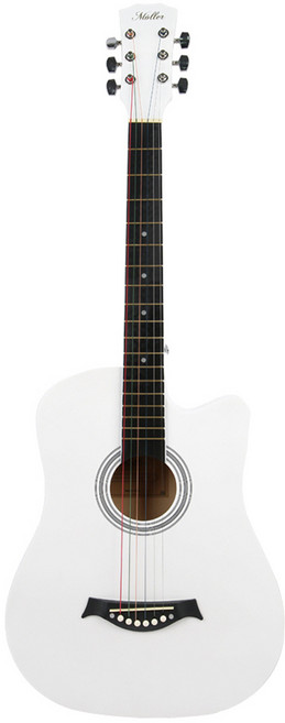 뮐러악기 입문용 통기타 96.5cm, MAG-38, 화이트, 1개