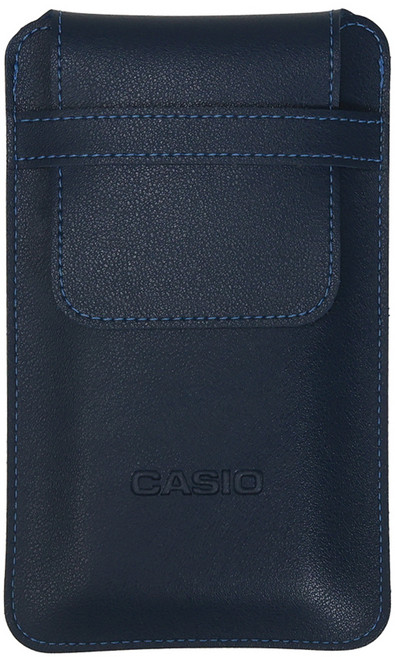 카시오 공학용 계산기 전용 가죽 파우치, 네이비, 1개