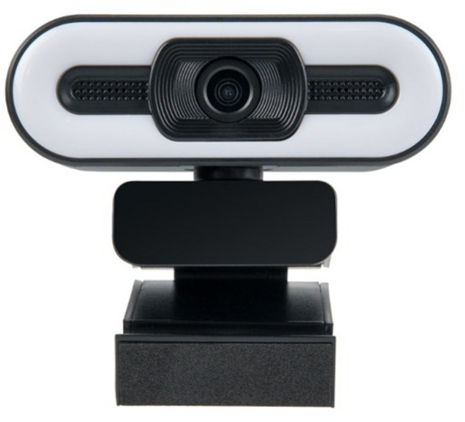 컴스 LED 램프 조명 Full HD 1920 x 1080P 웹캠, 혼합색상