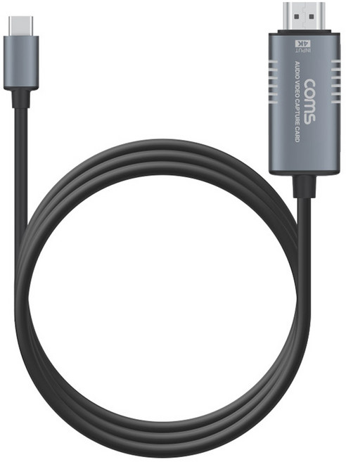 컴스 HDMI to USB Type C 4K@60Hz UHD 입력지원 1080p@60Hz 출력녹화 캡쳐 1.8m, FW578