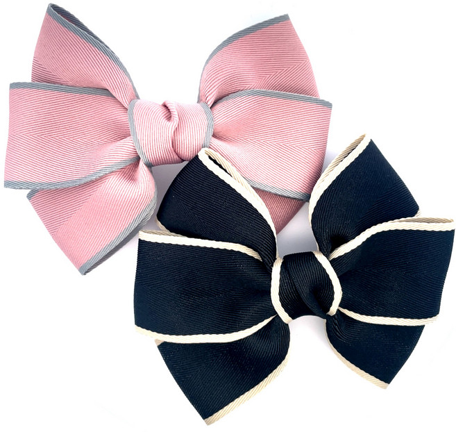 스타일플래닛 라인포인트 리본 자동 헤어핀 2종 세트