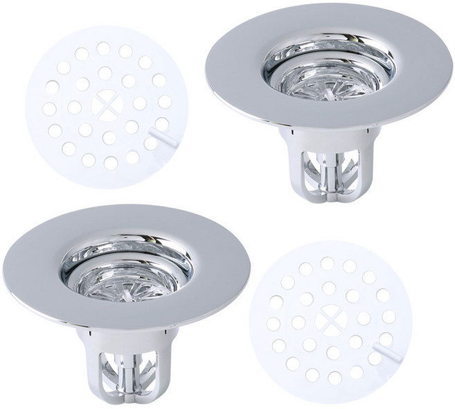 에스엠지냄새제로 하수구 악취 차단 트랩 거름망포함, 2개