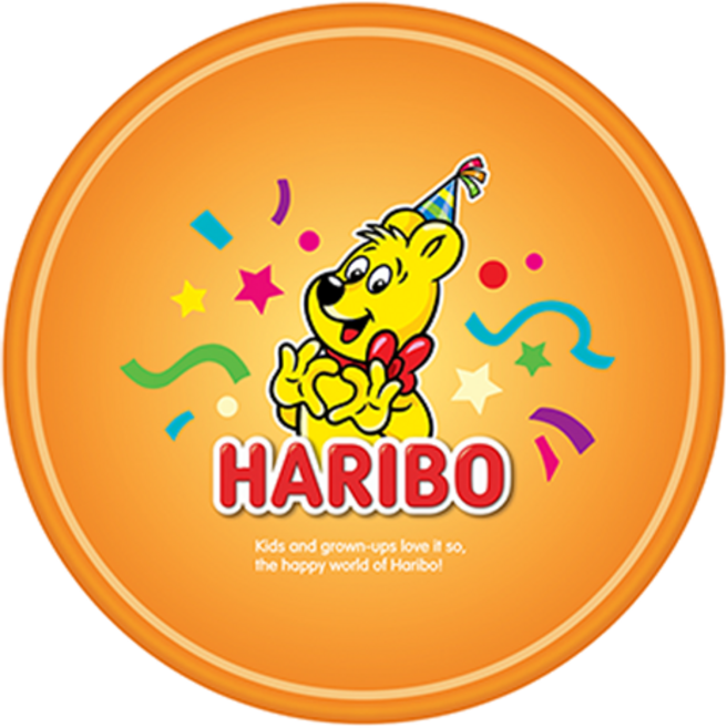 하리보 골드베어 접시, 1개, 파티 오렌지