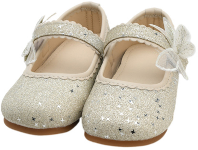 래빗풋 여아용 은하비 플랫 구두