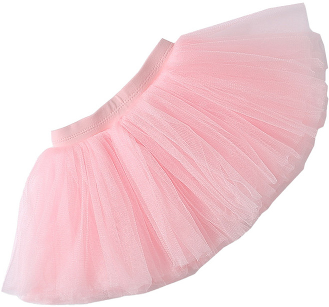 베베니즈 여아용 심플 주름 튜튜 발레스커트