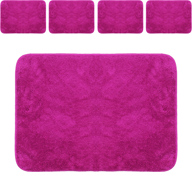 청소해결사 부드러운 초극세사 고중량 손걸레 30 x 40 cm, 핑크, 5개