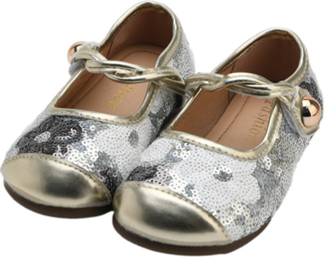 래빗풋 여아용 꽈배기 플랫 구두