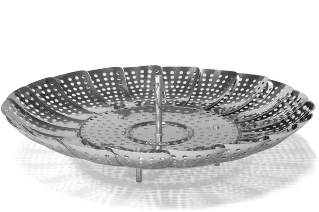 벨로비 스테인레스 원형 다용도 찜기 대형, 28cm, 1개