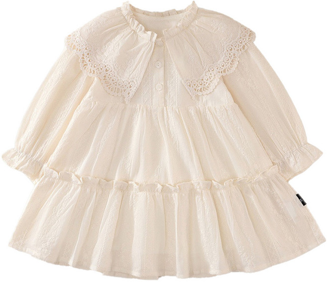 Arbe 여아용 아란 레이스 원피스