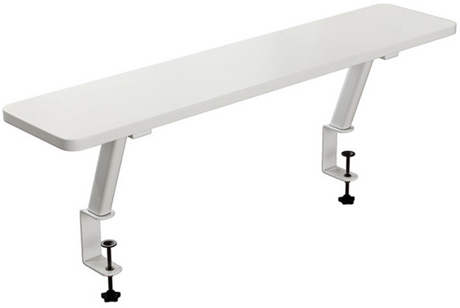 제이라이프 레이즈 책상 부착 선반 중형, 화이트, 1개