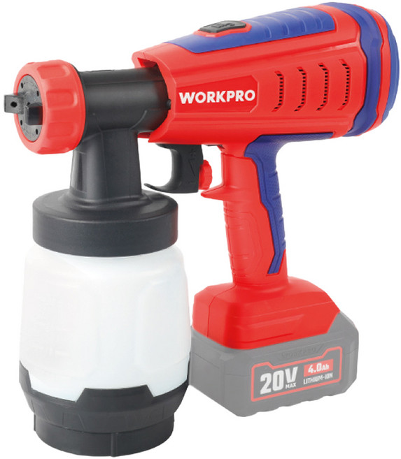 WORKPRO 20V 充電式噴槍 裸機 WP397010, 1個