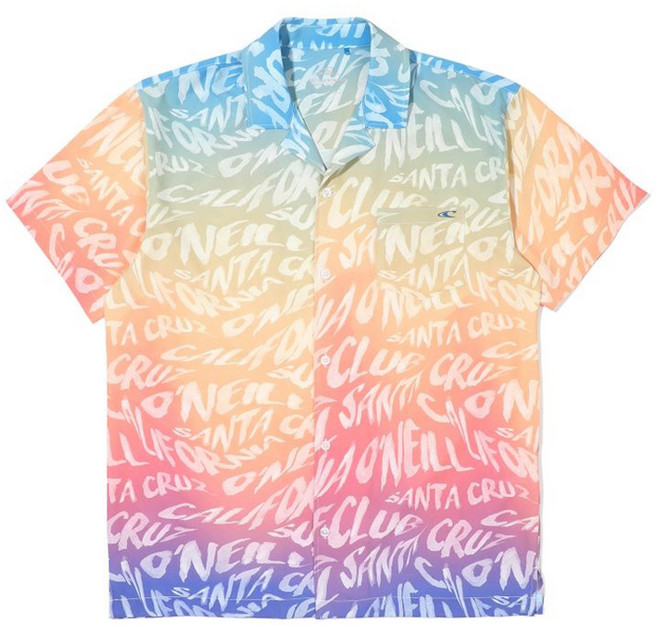 오닐 남성용 딥씨 프린트 셔츠 OMWTN2113