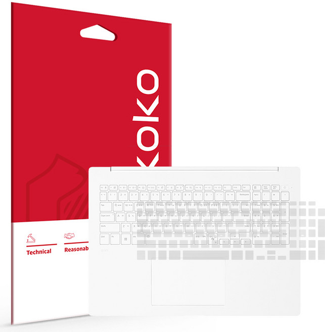 스코코 LG그램 Pro 17 2025 키보드 보호필름 세트, 1세트