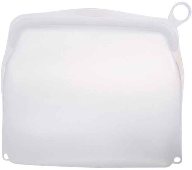 살림백서 생활백서 제로웨이스트 실리콘 지퍼백 1000ml, 화이트, 1개