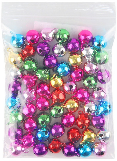 유니아트 대용량 미니방울 12mm 57p, 혼합색상, 1개