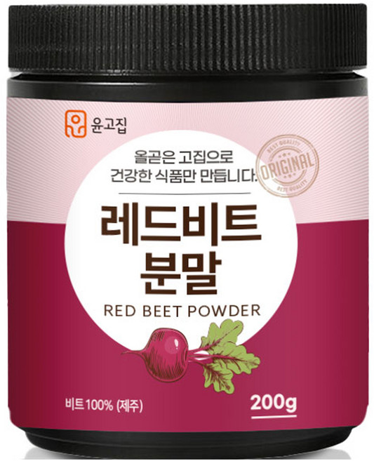 윤고집 레드비트 분말, 200g, 1개